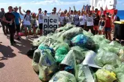 Nice Plogging: 1 000 bénévoles nettoient la ville chaque jour