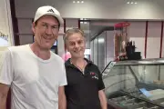 Rudi Garcia savoure une glace chez Amarena à Antibes
