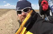 Tour du monde à pied : Karl Bushby va traverser la Manche à la nage
