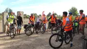 Via Domitia à vélo : 50 cyclistes de Beaucaire aux Pyrénées