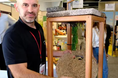 Béton drainant : l'innovation Lafarge présentée au Salon des maires à Mandelieu
