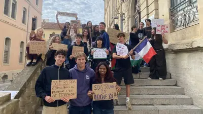 Béziers : 150 lycéens mobilisés contre les injustices à Henri-IV