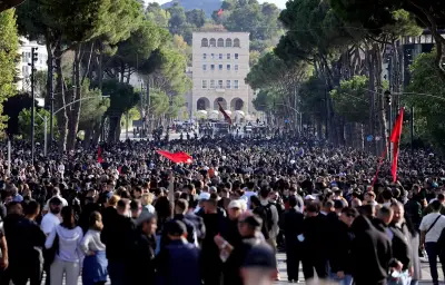 CNews confond une manifestation à Tirana avec Paris en direct