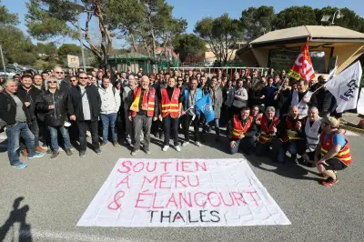 Grèves à Sophia Antipolis chez Thalès DMS et Amadeus