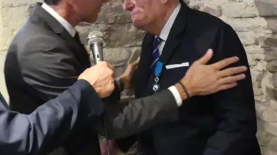 Jérôme Thibault-Laurent, maire de Marnhagues, Chevalier de l'Ordre du Mérite