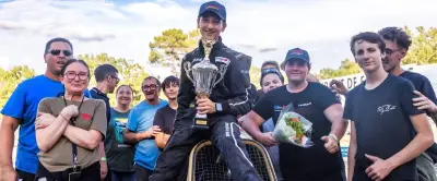 Marius Rey, champion de France de Sprintcar à 17 ans