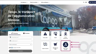 Nîmes : payez vos PV de bus Tango en ligne dès maintenant