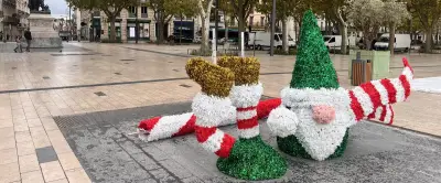 Noël à Béziers : les décorations déjà installées place Jean-Jaurès