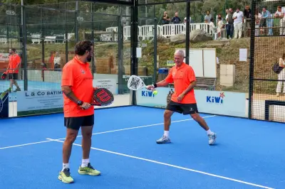 Padel caritatif à Ramatuelle : Deschamps, Hanouna et les stars sur les courts