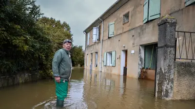 Petite Camargue sous les eaux après l'épisode méditerranéen