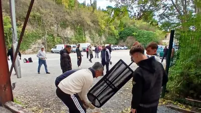 Pétanque et grillée de châtaignes à Saint-Rome-de-Cernon