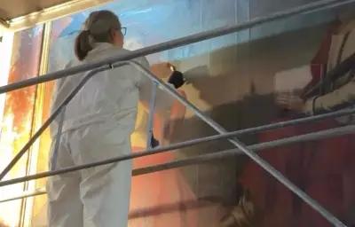Restaurée, une toile monumentale de la cathédrale de Lectoure retrouve ses couleurs