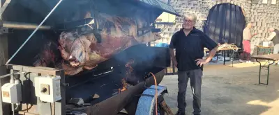 Semaine cévenole : une vache salers de 346 kg rôtie à Alès