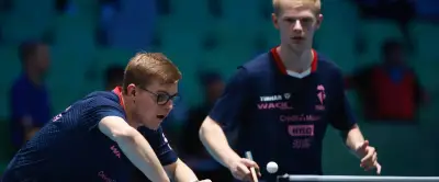 Tennis de table : les frères Lebrun en quarts de l'Euro à Ljubljana