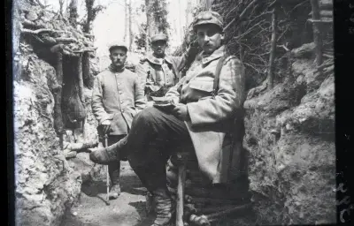 Une tranchée de 1914-1918 reconstituée dans l'Eure
