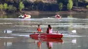 Aviron et biodiversité au lac du Salagou pour les écoliers de Lodève