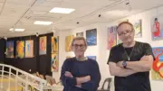 Deux artistes exposent dans la cave du château à Colombiers