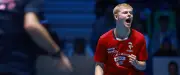 Félix Lebrun champion d'Europe de tennis de table à Ljubljana