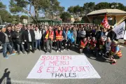 Grèves à Sophia Antipolis chez Thalès DMS et Amadeus