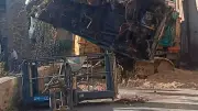 Lodève : fermeture définitive du parking du pont de la Bourse après la crue