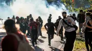 Nîmes : 200 casseurs affrontent les forces de l'ordre après la manif